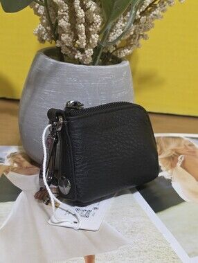 Hammitt Black Leather Mini Syd Pouch